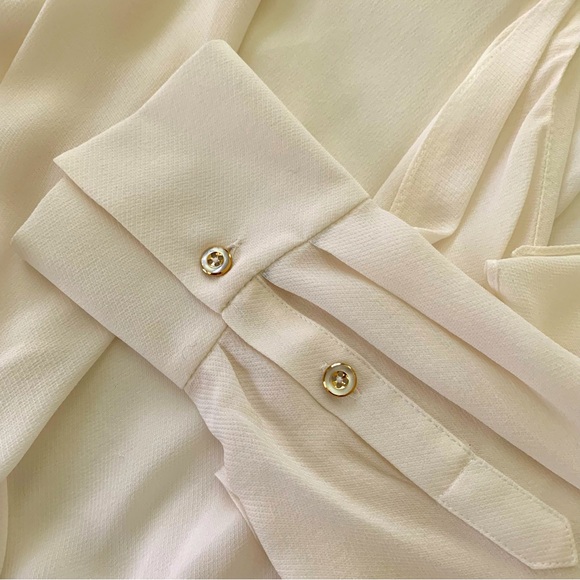 Etcetera Blouse - Color: Ivory - Size 8 - Picture 6 of 10
